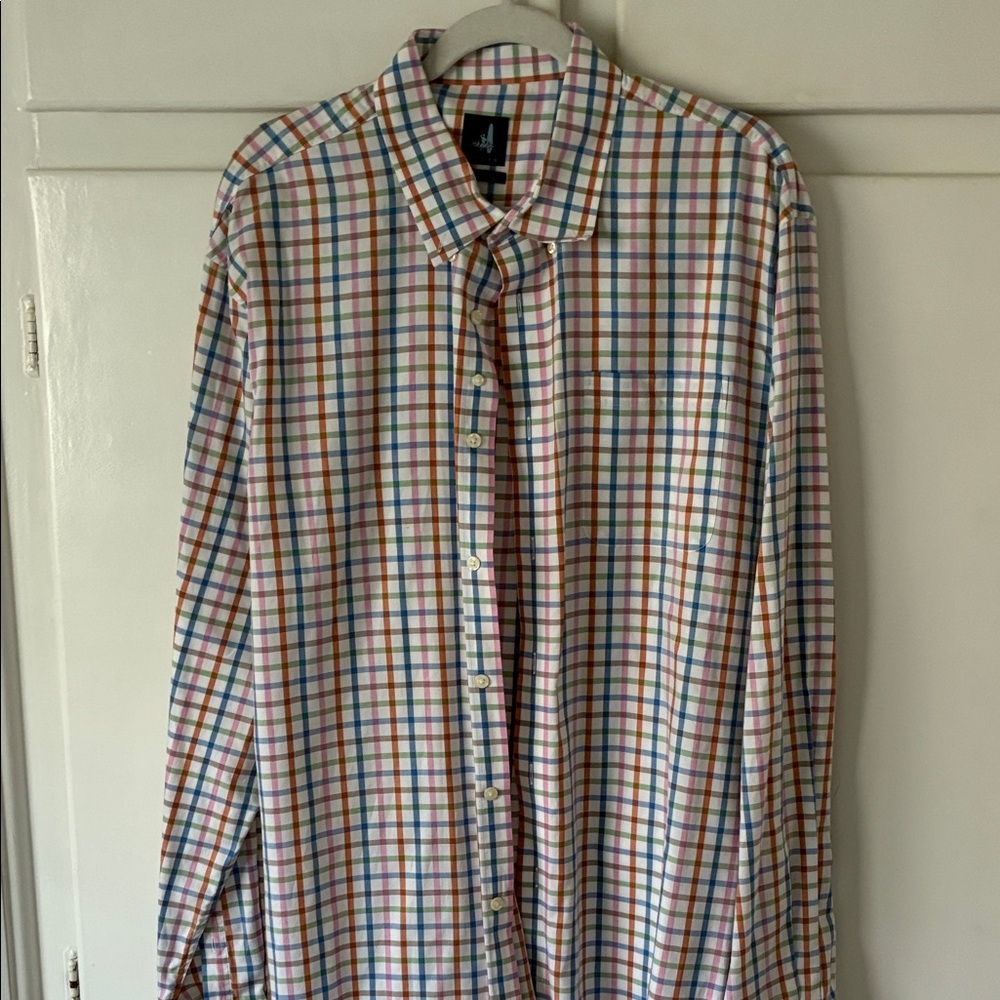 johnnie-O Men's Colorful Plaid Button Down Shirt